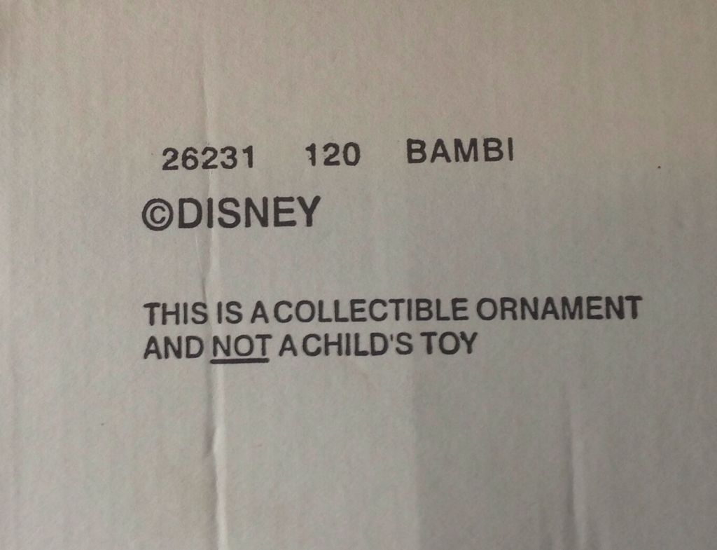 Bambi - Disney Christmas Magic (Disney’s Bambi) ornament collectible - Main Image 2