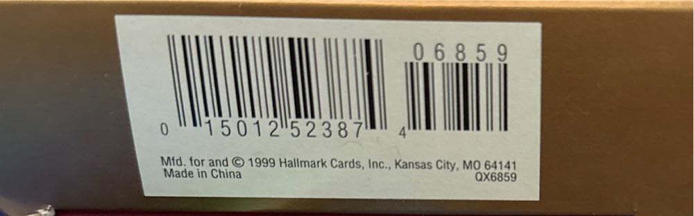 Jolly Locomotive  (Santa, Train) ornament collectible [Barcode 015012523874] - Main Image 4