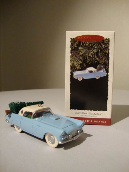 1956 Ford Thunderbird -Classic American Car #3 - Classic American Cars (Collector’s Series) ornament collectible [Barcode 015012027136] - Main Image 2