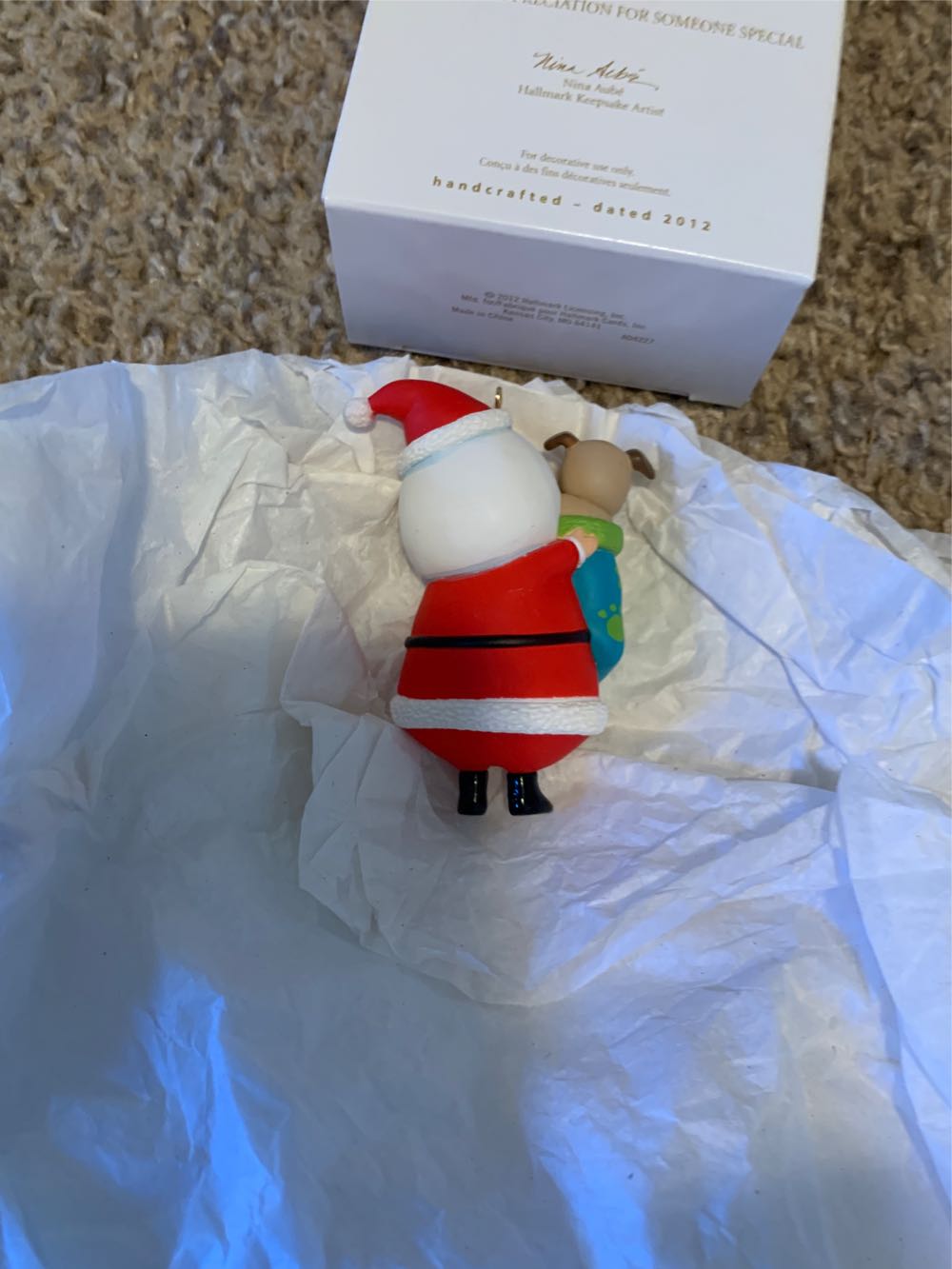 Stocking Stuffing - VIP Gift (Santa, Dog) ornament collectible - Main Image 4