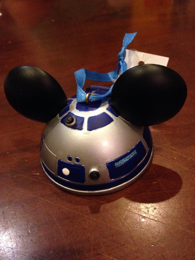 R2-D2 Mickey Ears, Hat Ornament - Disney Parks Ornament Collection (Disney Parks: Mickey Ear Hat) ornament collectible - Main Image 2