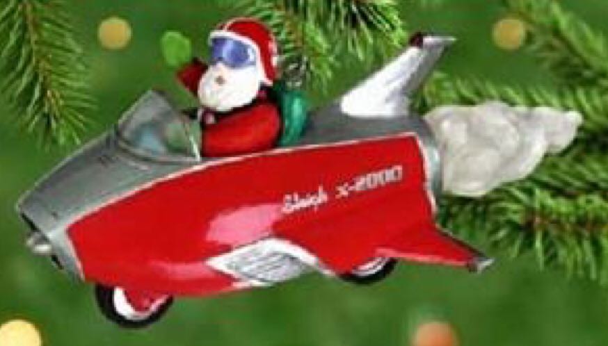 Here Comes Santa 22 - Sleigh X-2000 - Here Comes Santa (Santa) ornament collectible [Barcode 015012528725] - Main Image 2