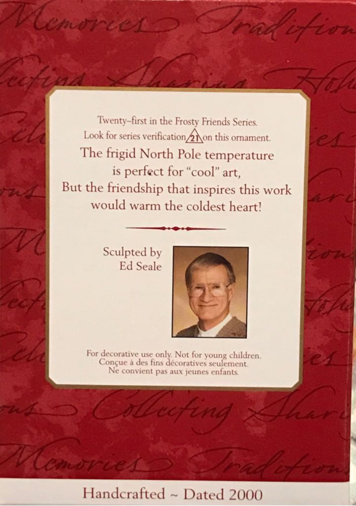 Frosty Friends #21 (2000) - Frosty Friends (Frosty Friends) ornament collectible [Barcode 015012528732] - Main Image 2