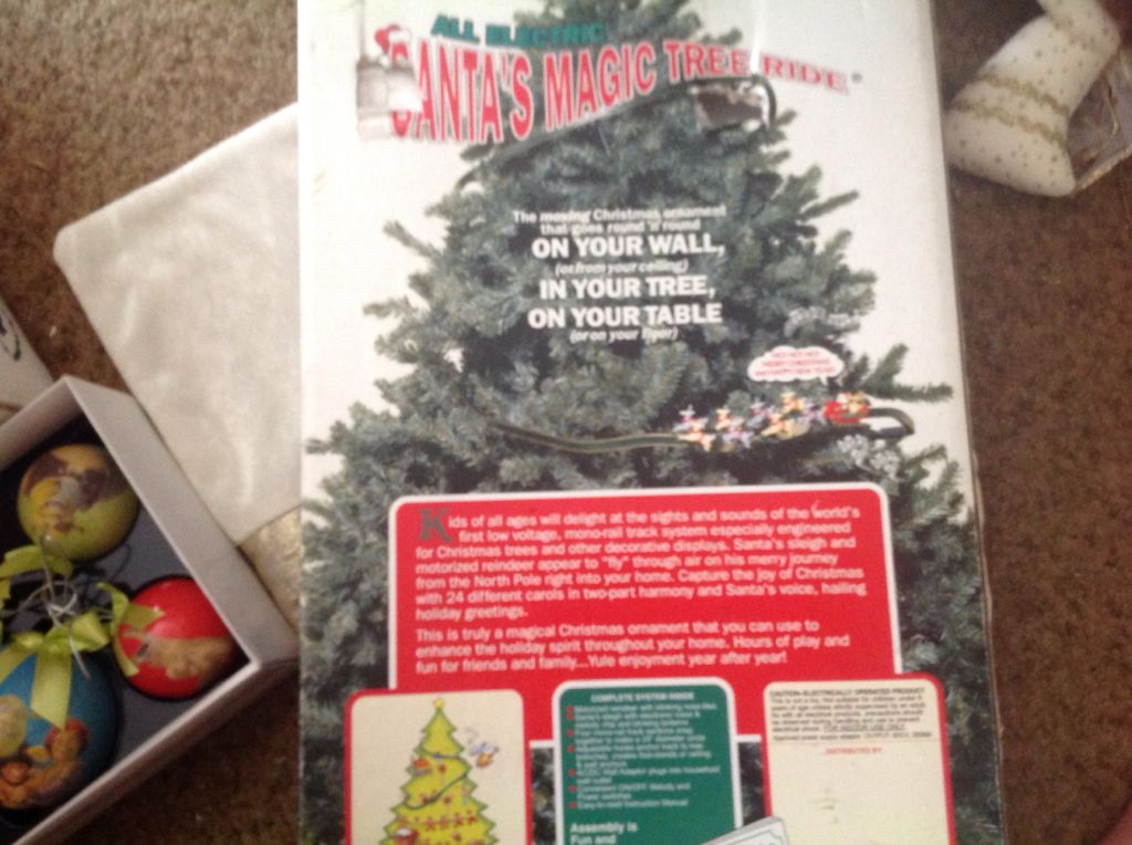 Santas Magic Tree Ride  ornament collectible - Main Image 2