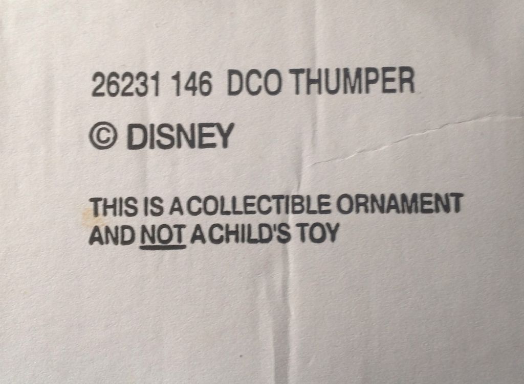Thumper - Disney Christmas Magic (Disney’s Bambi) ornament collectible - Main Image 2