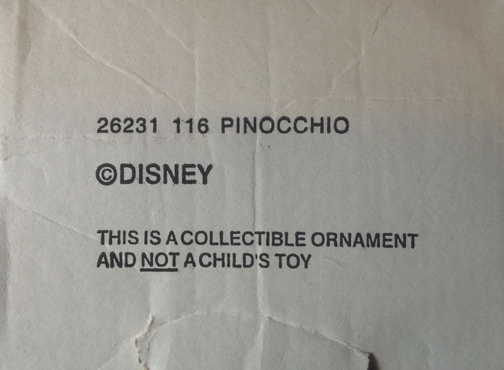 Pinocchio - 26231-116 (Pinocchio) ornament collectible - Main Image 2
