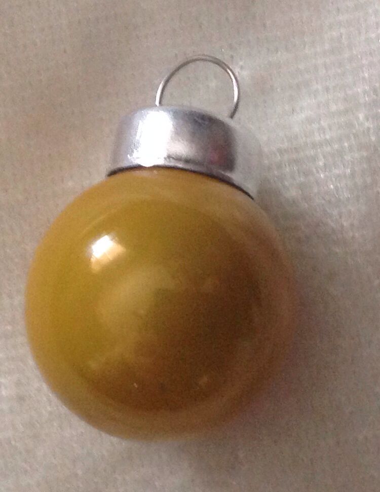 Glass Balls Ikea Yellow  ornament collectible - Main Image 1