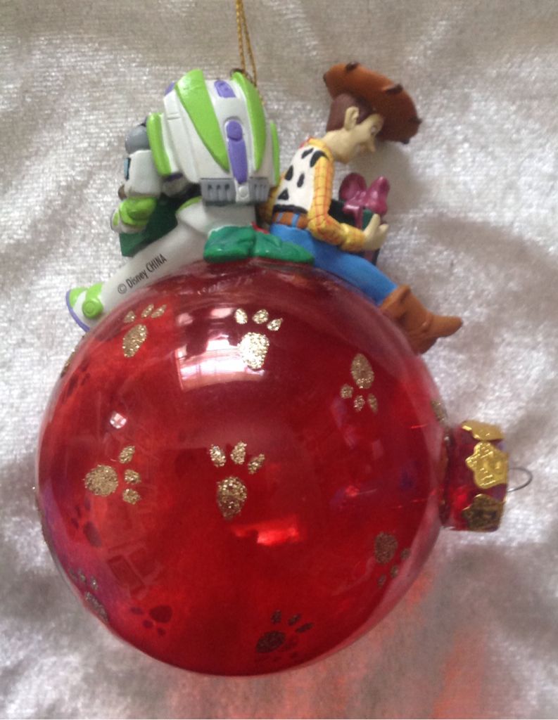Toy Story - Woody and Buzz On Glass Ball  (Disney Toy Story) ornament collectible - Main Image 2