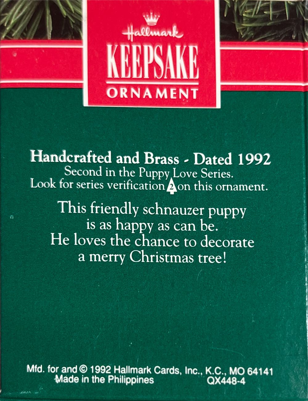 Puppy Love #2 - Puppy Love ornament collectible - Main Image 2