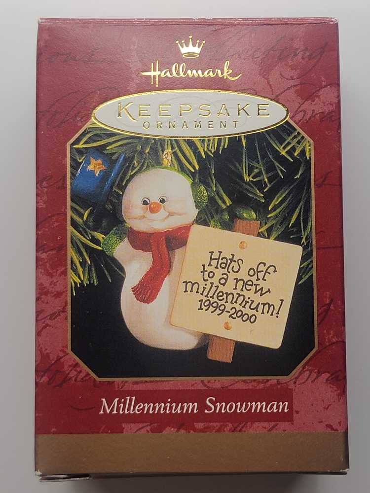 Millennium Snowman - Snowman (Snowman) ornament collectible [Barcode 015012547863] - Main Image 2