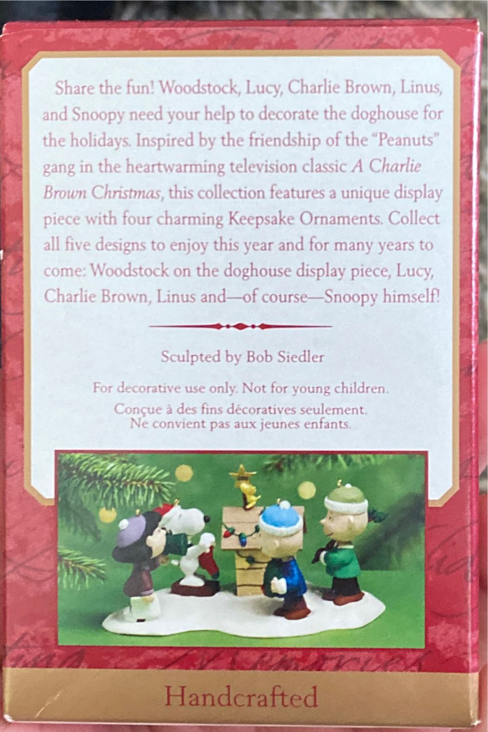 Peanuts - A Snoopy Christmas - 2000 - Lucy - A Snoopy Christmas (Collection) ornament collectible [Barcode 015012564075] - Main Image 3