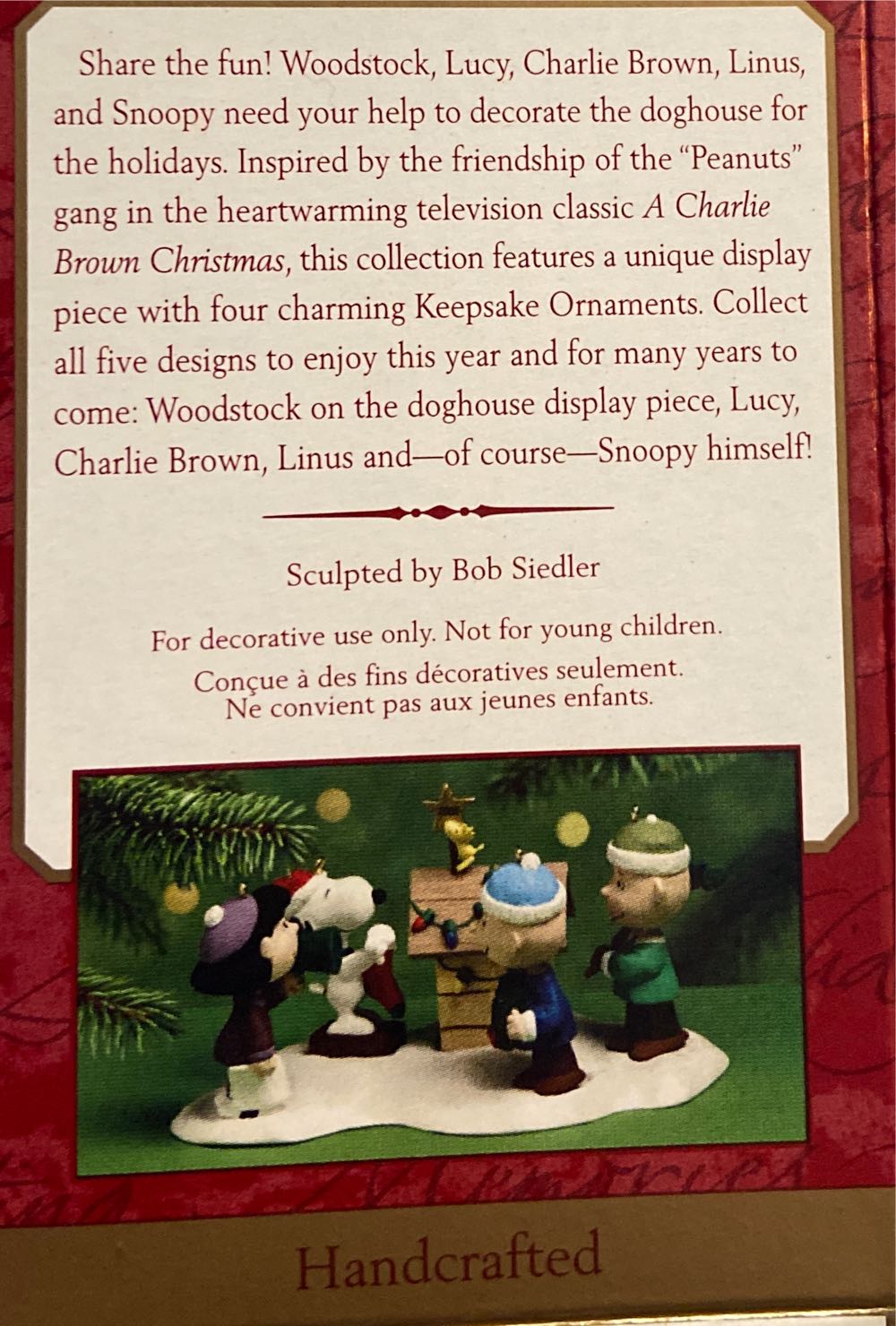 Snoopy Ornament - Peanuts: A Snoopy Christmas (Peanuts) ornament collectible [Barcode 015012564099] - Main Image 3