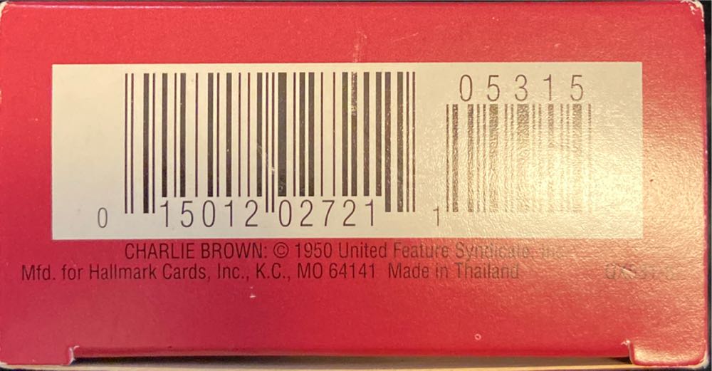 Peanuts Gang #1 Charlie Brown - The Peanuts Gang (Charlie Brown / Peanuts) ornament collectible [Barcode 015012027211] - Main Image 4