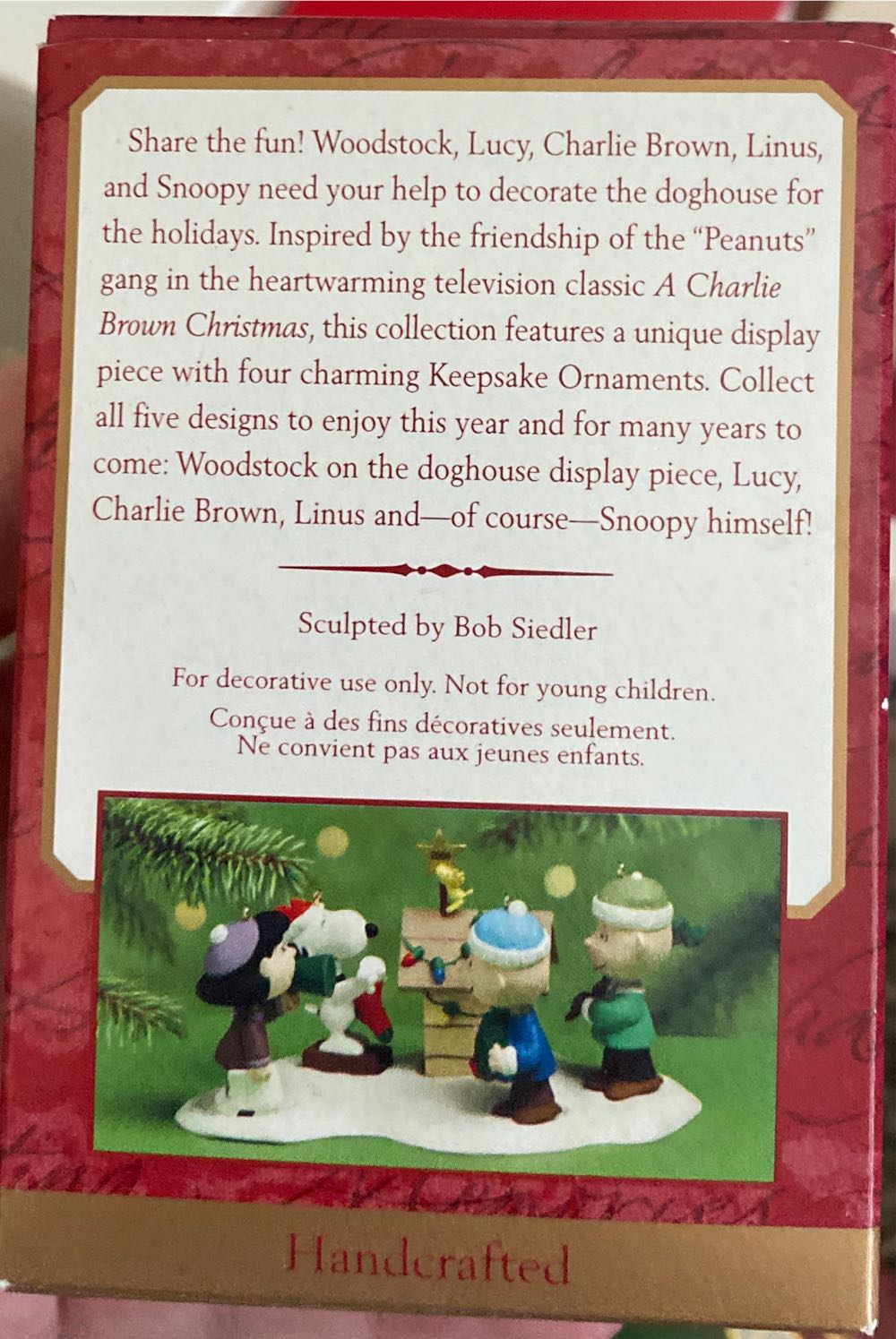 Peanuts: #2 Charlie Brown - A Snoopy Christmas (Peanuts) ornament collectible [Barcode 015012564112] - Main Image 3