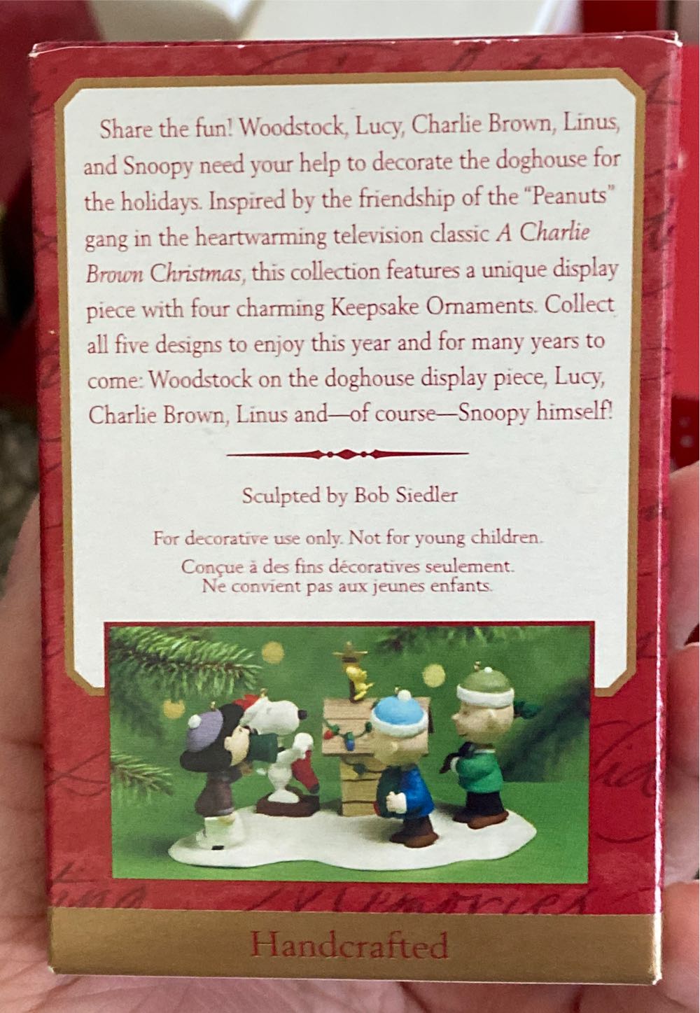 Linus Ornament - Peanuts: A Snoopy Christmas (Peanuts) ornament collectible [Barcode 015012564129] - Main Image 3