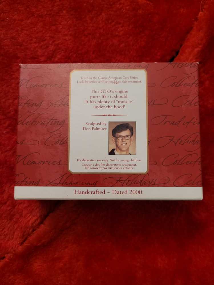 CAC#10 1969 Pontiac GTO - The Judge - Classic American Cars (Cars) ornament collectible [Barcode 015012564280] - Main Image 3