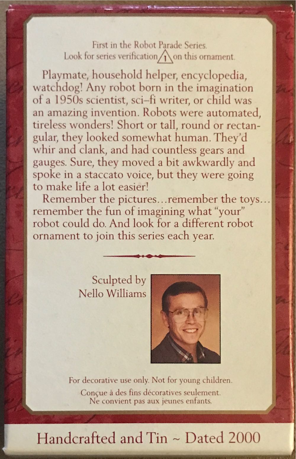 Robot Parade  - Robot Parade Series (Collector’s Series) ornament collectible [Barcode 015012564501] - Main Image 3