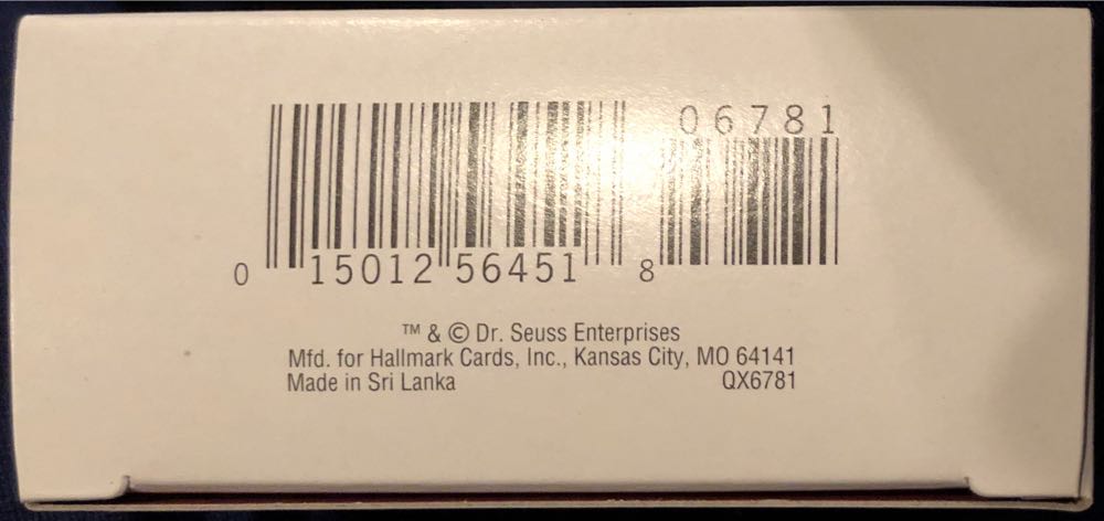 One Fish Two Fish Red Fish Blue Fish #2 - Dr. Seuss Books (One Fish Two Fish Red Fish Blue Fish) ornament collectible [Barcode 015012564518] - Main Image 4