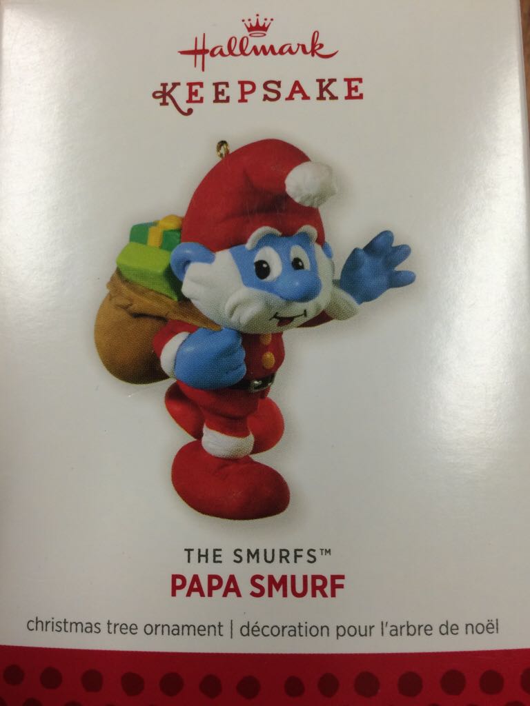 The Smurfs - Papa Smurf  ornament collectible - Main Image 1