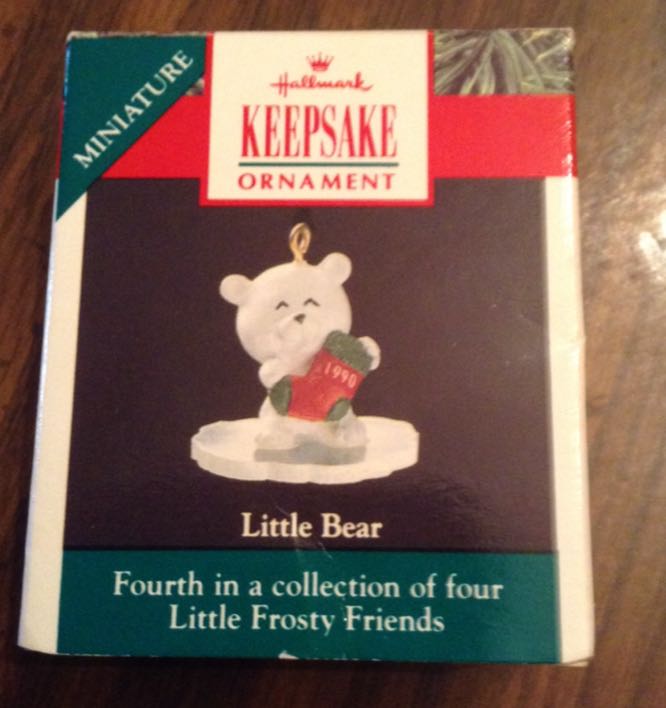 Little Bear - Little Frosty Friends ornament collectible - Main Image 1