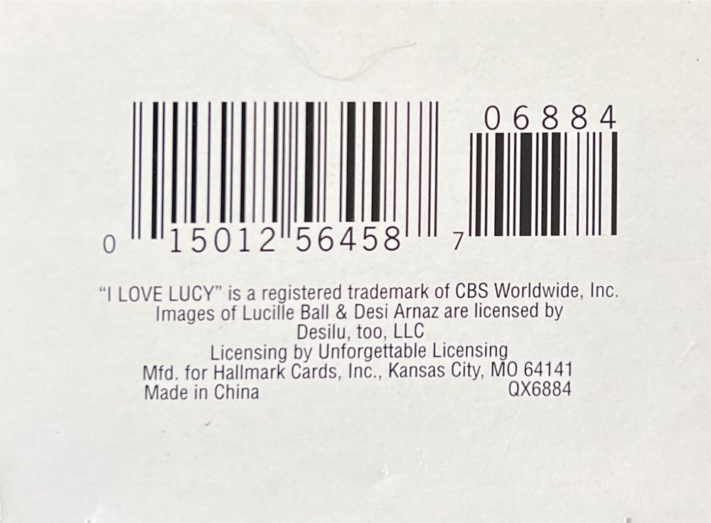 Lucy is Enceinte - I Love Lucy (Movies & Television) ornament collectible [Barcode 015012564587] - Main Image 4