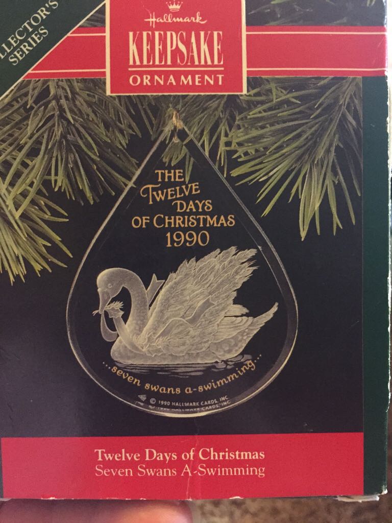 Glass Bird Clip On Blue