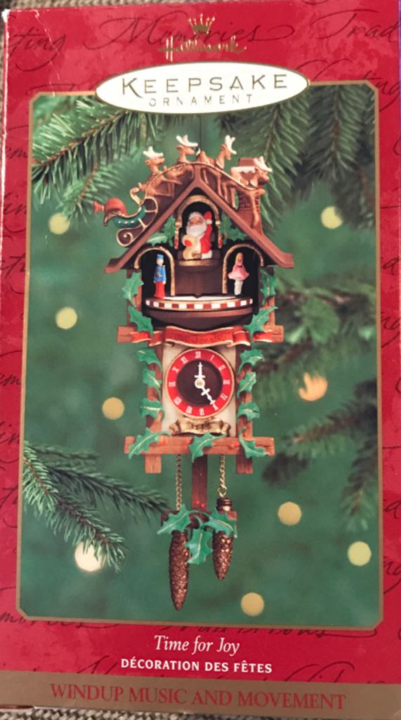 Time for Joy - Clocks (Keepsake Ornament) ornament collectible [Barcode 015012564600] - Main Image 1
