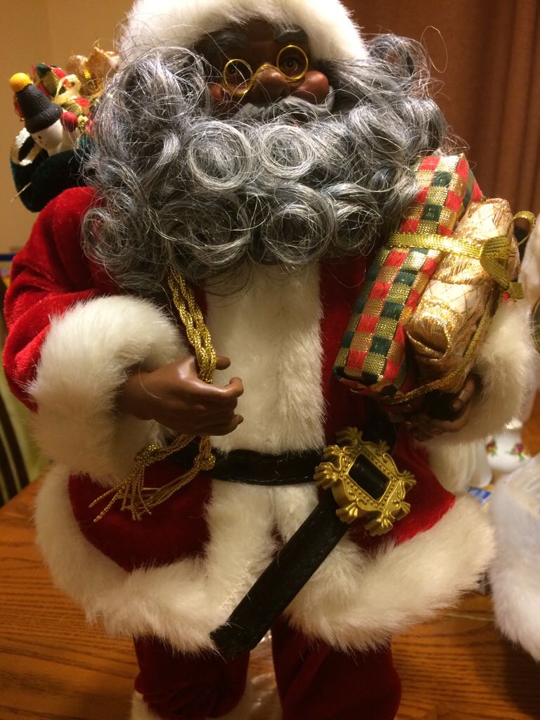 Santa Claus Carrying Gifts  ornament collectible - Main Image 2