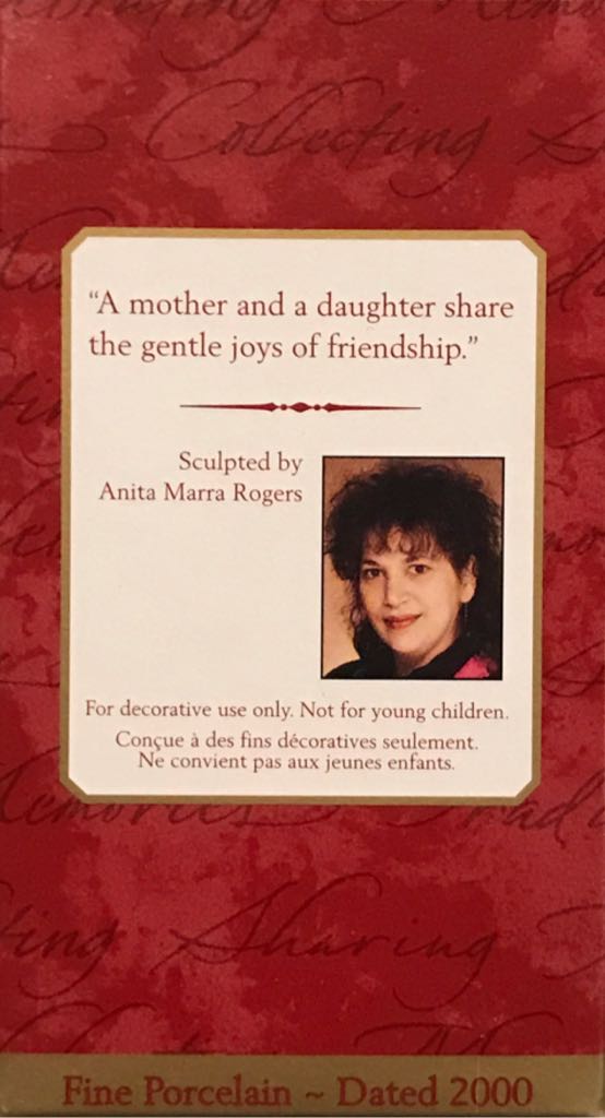 Mother And Daughter - Family (Mother and Daughter) ornament collectible [Barcode 015012564921] - Main Image 2