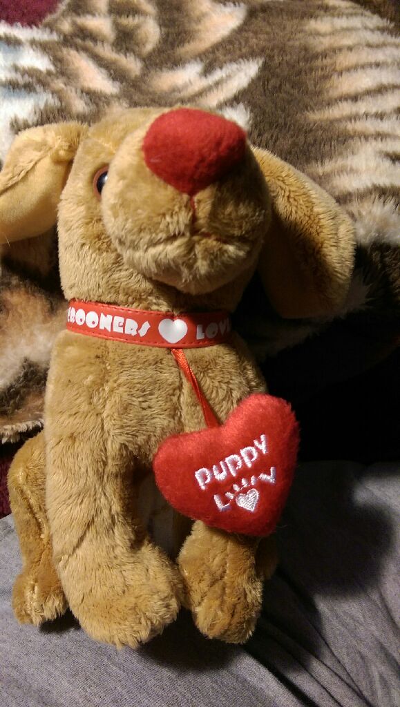 Love Crooners Stuffed animal Dog  (Valentine’s Day) ornament collectible - Main Image 1
