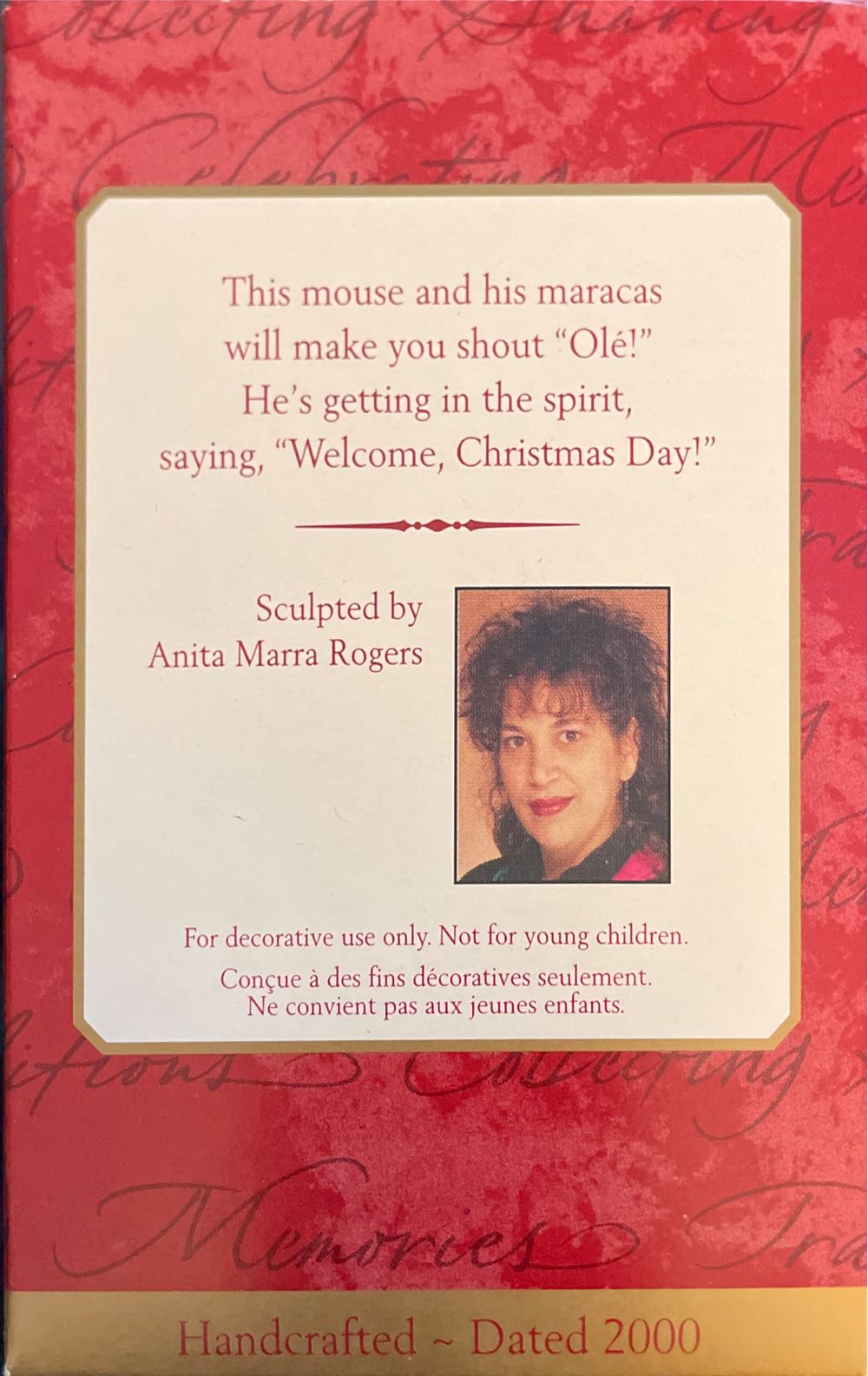 FN’00 - Feliz Navidad - Feliz Navidad (Feliz Navidad) ornament collectible [Barcode 015012564983] - Main Image 3