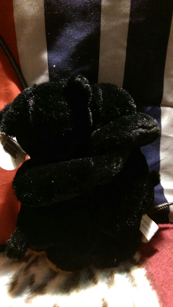 Black kissing Bears  (Valentine’s Day) ornament collectible - Main Image 2