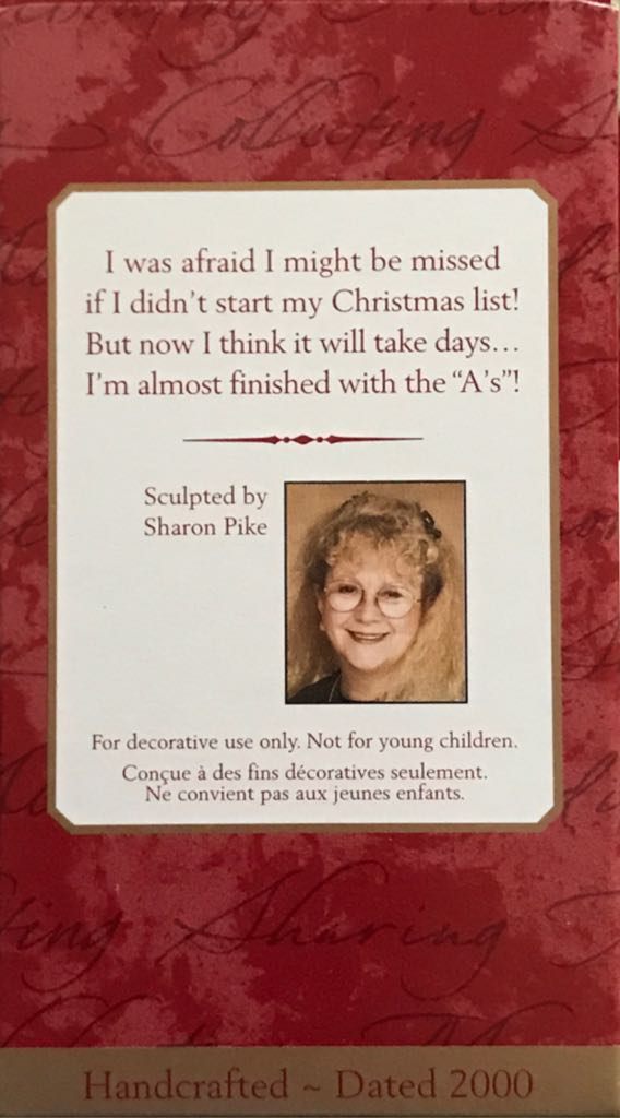 Loggin’ On To Santa - Animals (Mice) ornament collectible [Barcode 015012564990] - Main Image 2