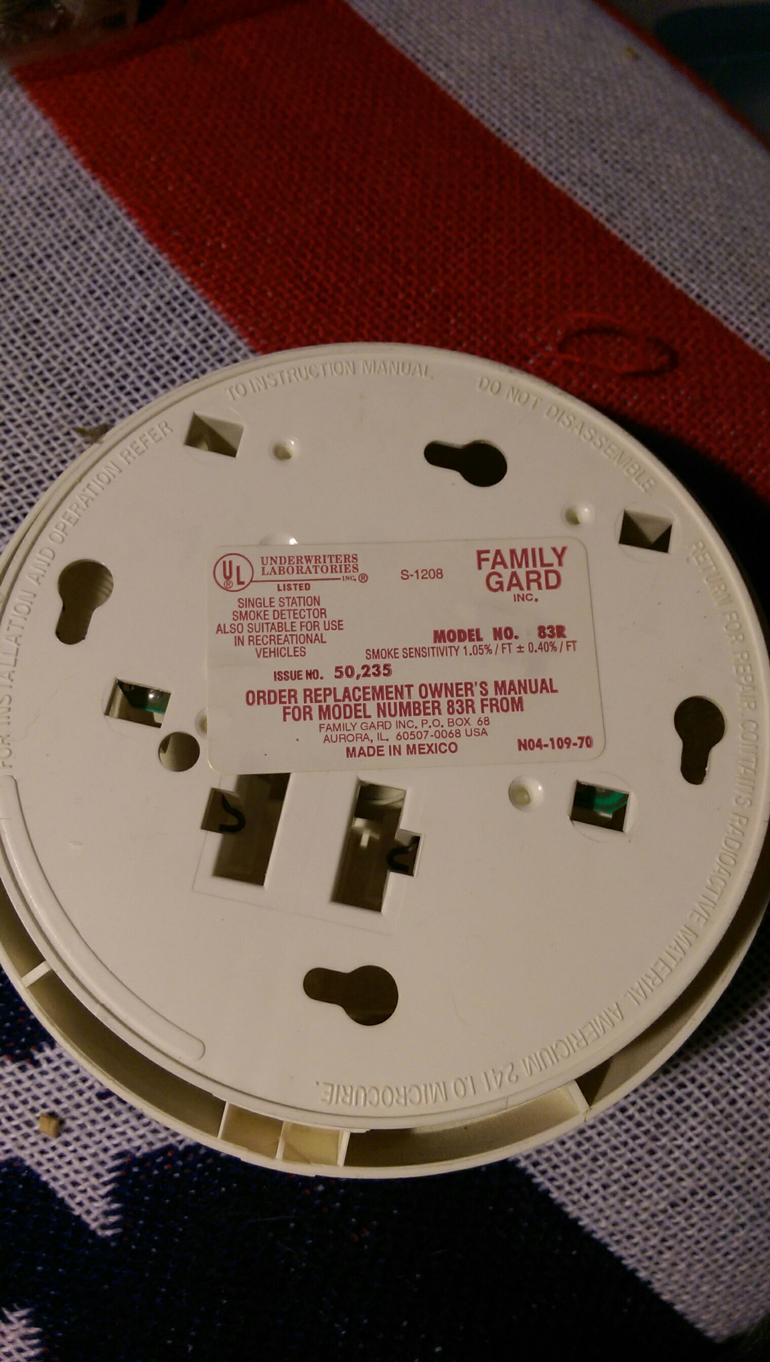 Smoke Detect  (Smoke Detector) ornament collectible - Main Image 2