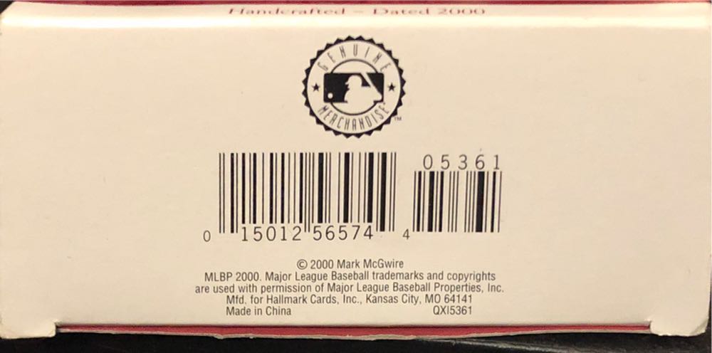 Mark McGwire  - At the Ballpark (Baseball) ornament collectible [Barcode 015012565744] - Main Image 3