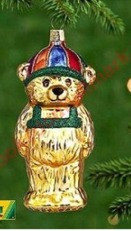 Backpack Bear - Josh (Keepsake Ornament) ornament collectible [Barcode 015012566185] - Main Image 2