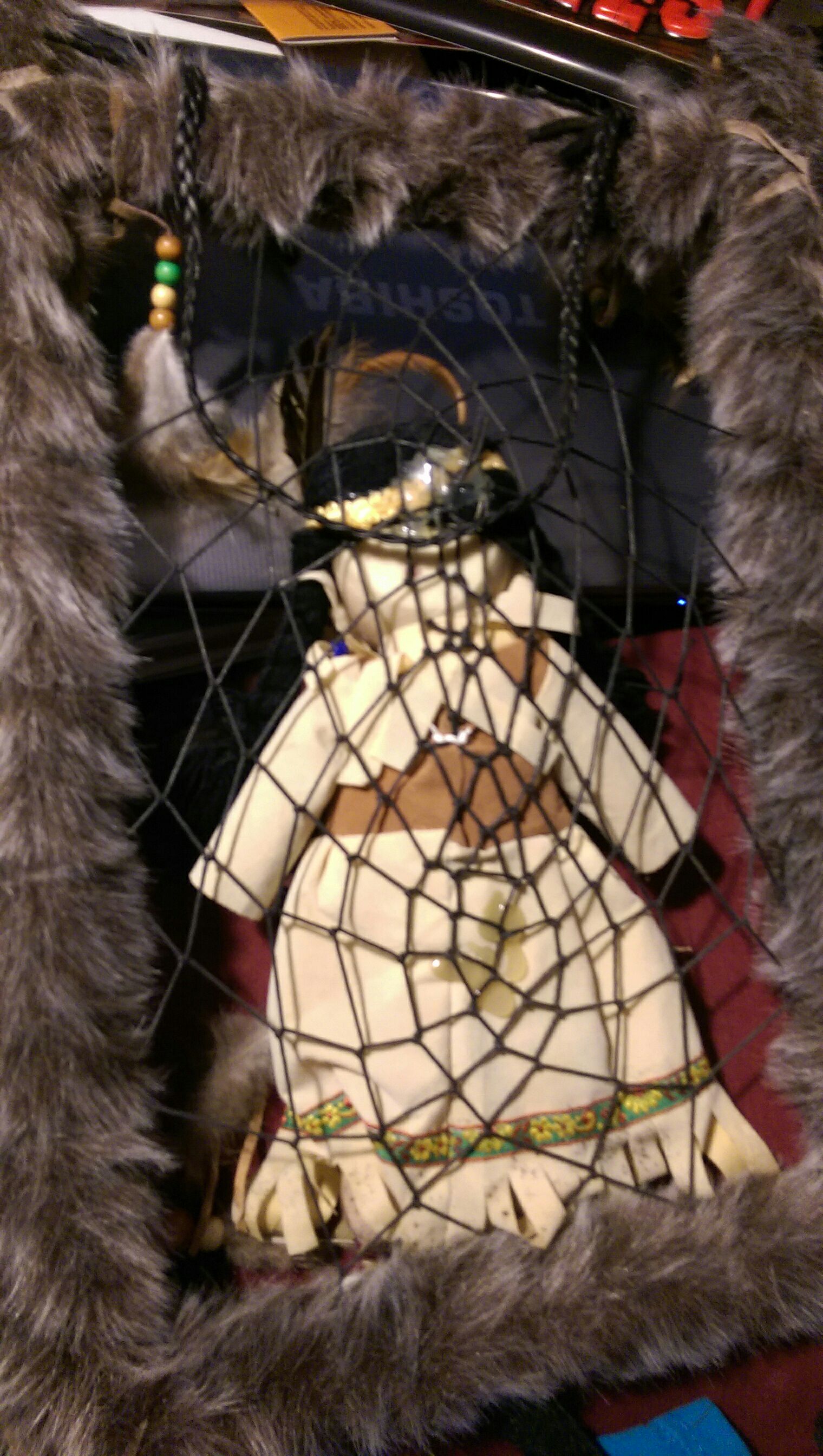 Dreamcatcher Indian Squaw  (Halloween Decor) ornament collectible - Main Image 2