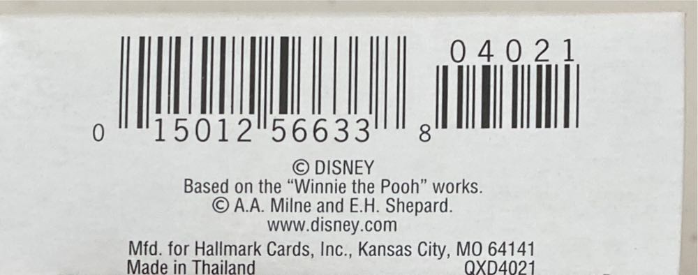 Winnie The Pooh Book #3 A Blustery Day - Winnie The Pooh Books (Disney-Winnie The Pooh) ornament collectible [Barcode 015012566338] - Main Image 4
