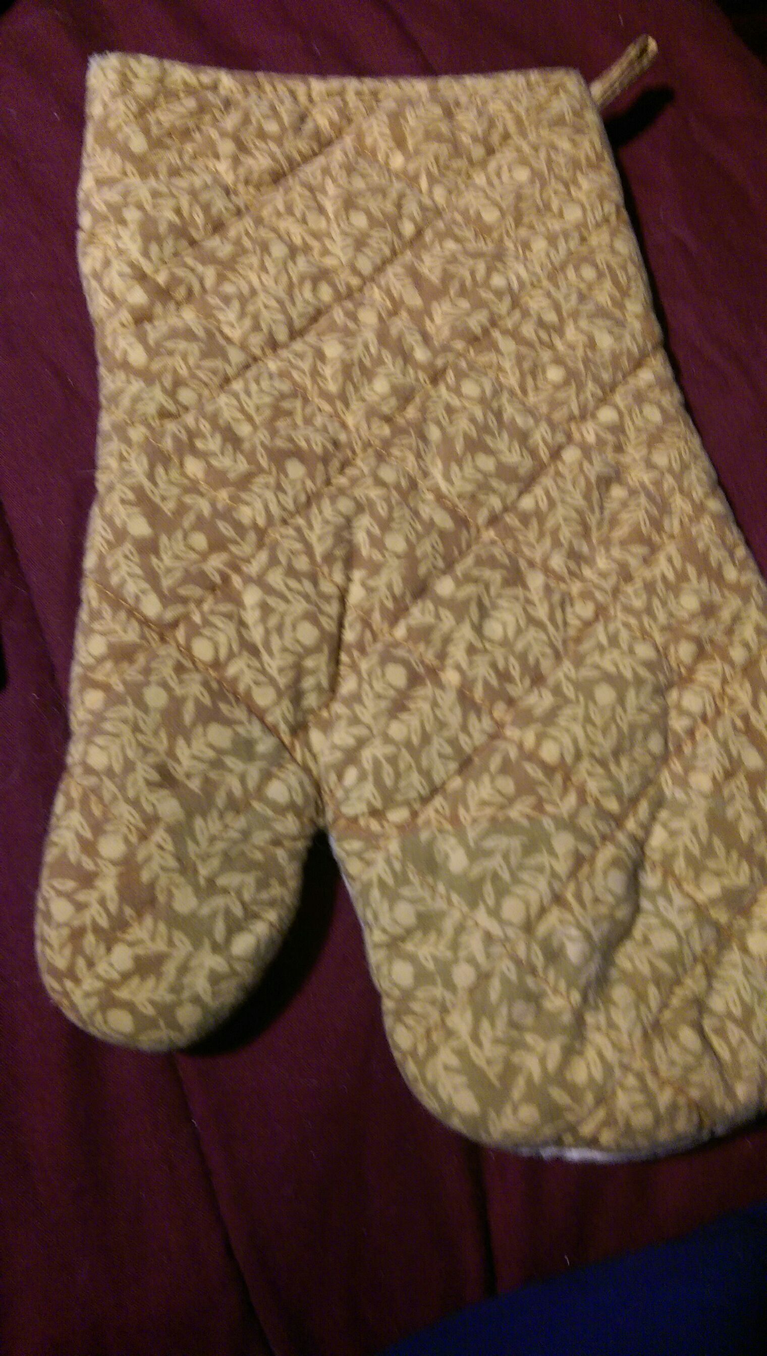 Beige / Flowers Pot Holder Mit  (Pot Holder) ornament collectible - Main Image 2