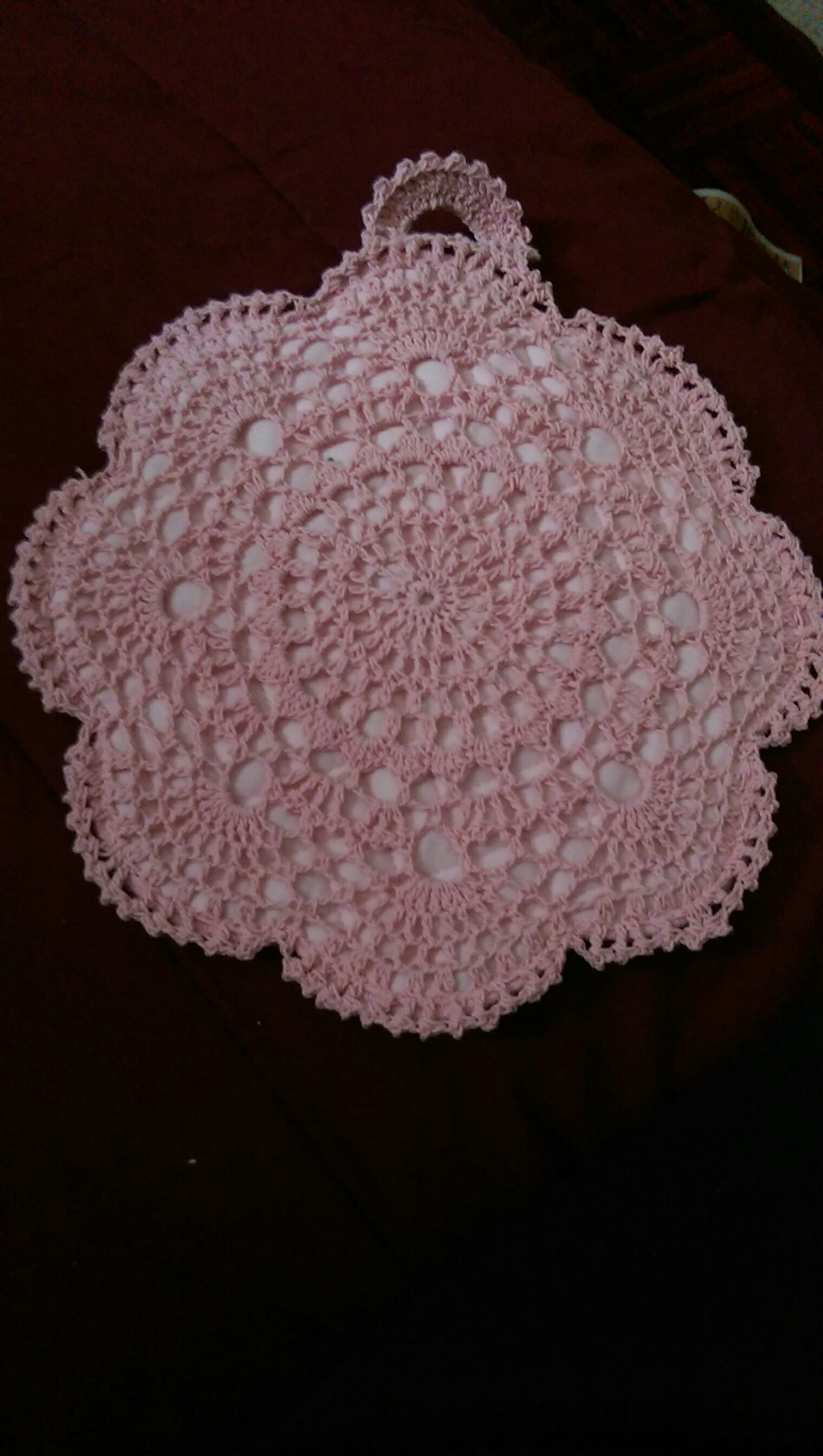 Glass Ball Red and White Stripes