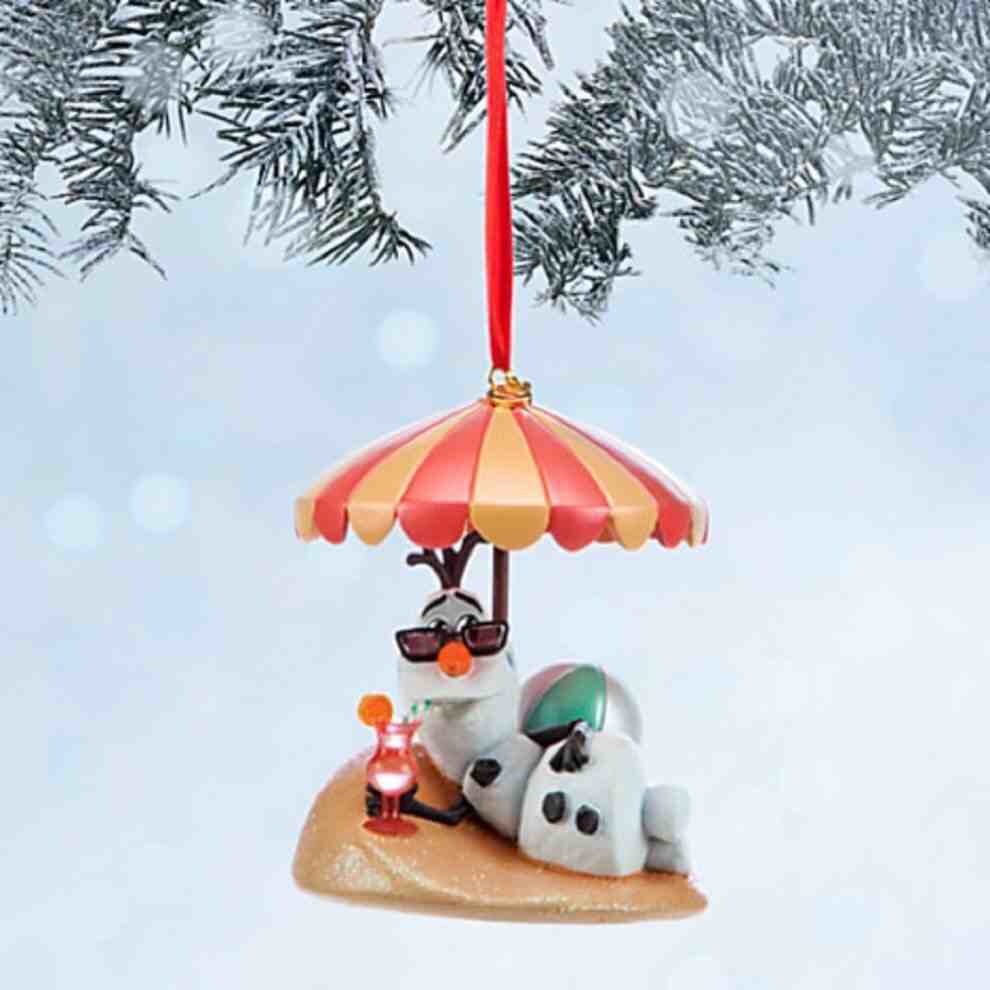 Gingerbread Man On Candy Cane Skis