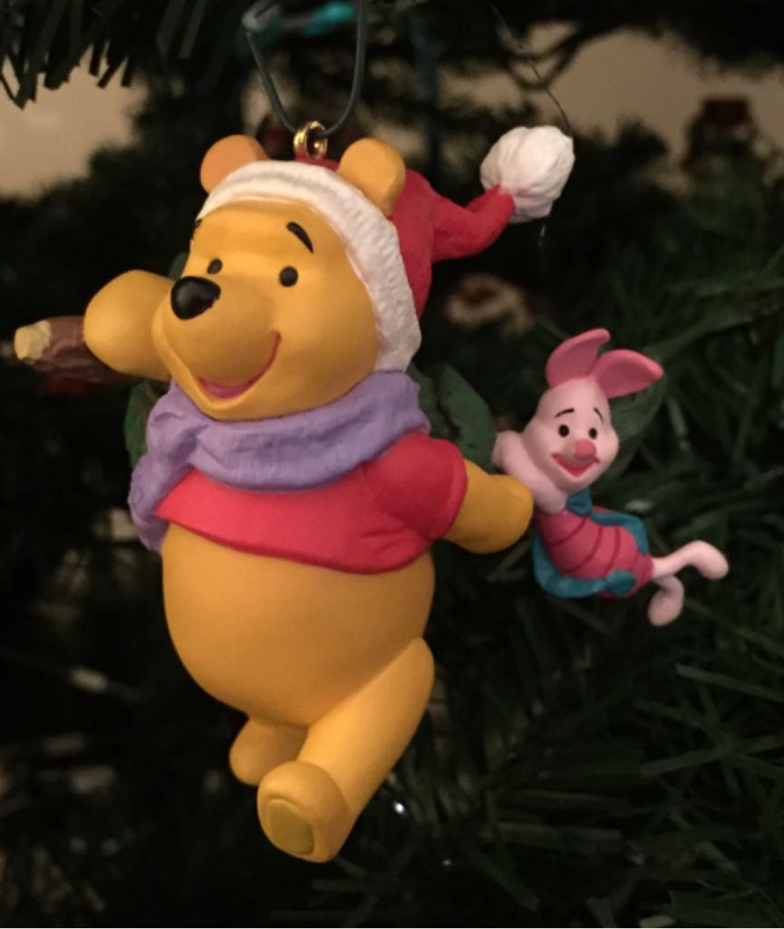 Winnie The Pooh And Piglet On Pond  (Disney Winnie the Pooh) ornament collectible - Main Image 2