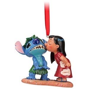 Lilo And Stitch - Kiss On The Cheek  ornament collectible - Main Image 3