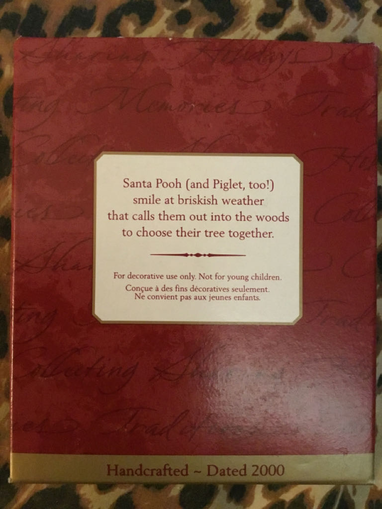 Pooh Chooses The Tree - Winnie the Pooh (Winnie the Pooh) ornament collectible [Barcode 015012566413] - Main Image 2