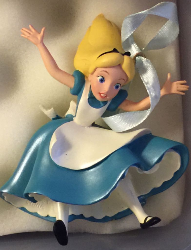 Alice In Wonderland Falling  ornament collectible - Main Image 1