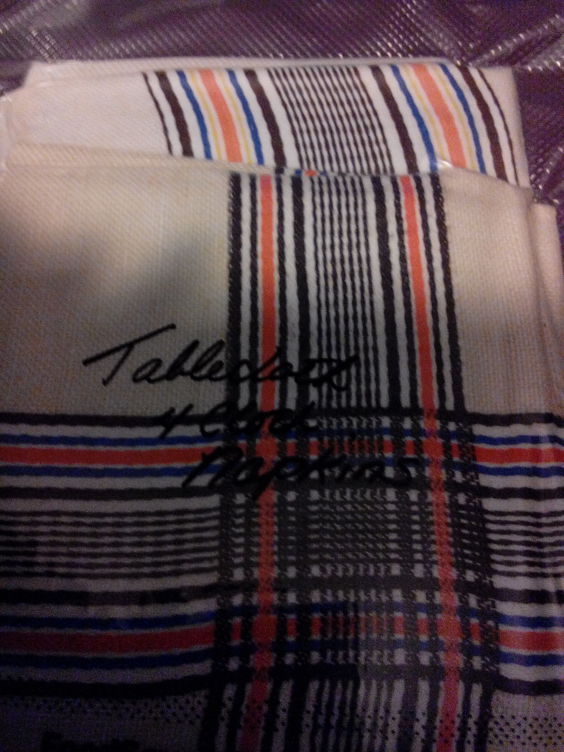 Tablecloth (4 Cloth Napkins)  (Napkins / Tablecloth) ornament collectible - Main Image 1
