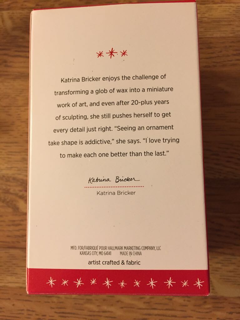 Holiday Apron Green  (Hallmark Keepsake) ornament collectible - Main Image 2