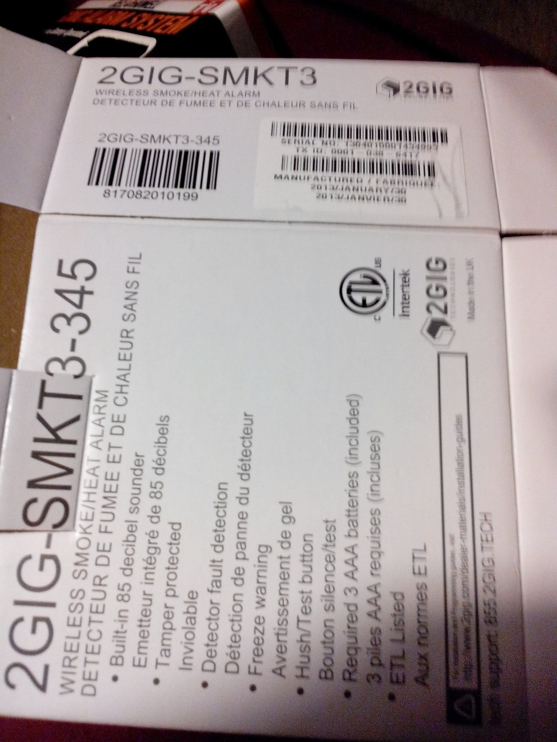 Wireless Smoke/Heat Alarm  (Security System) ornament collectible - Main Image 2