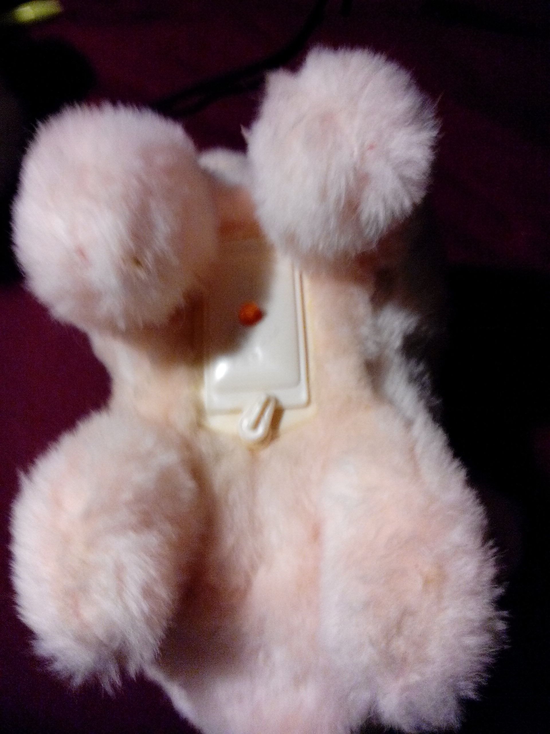 Pink Pig  (Battery operated stuffed animal) ornament collectible - Main Image 2