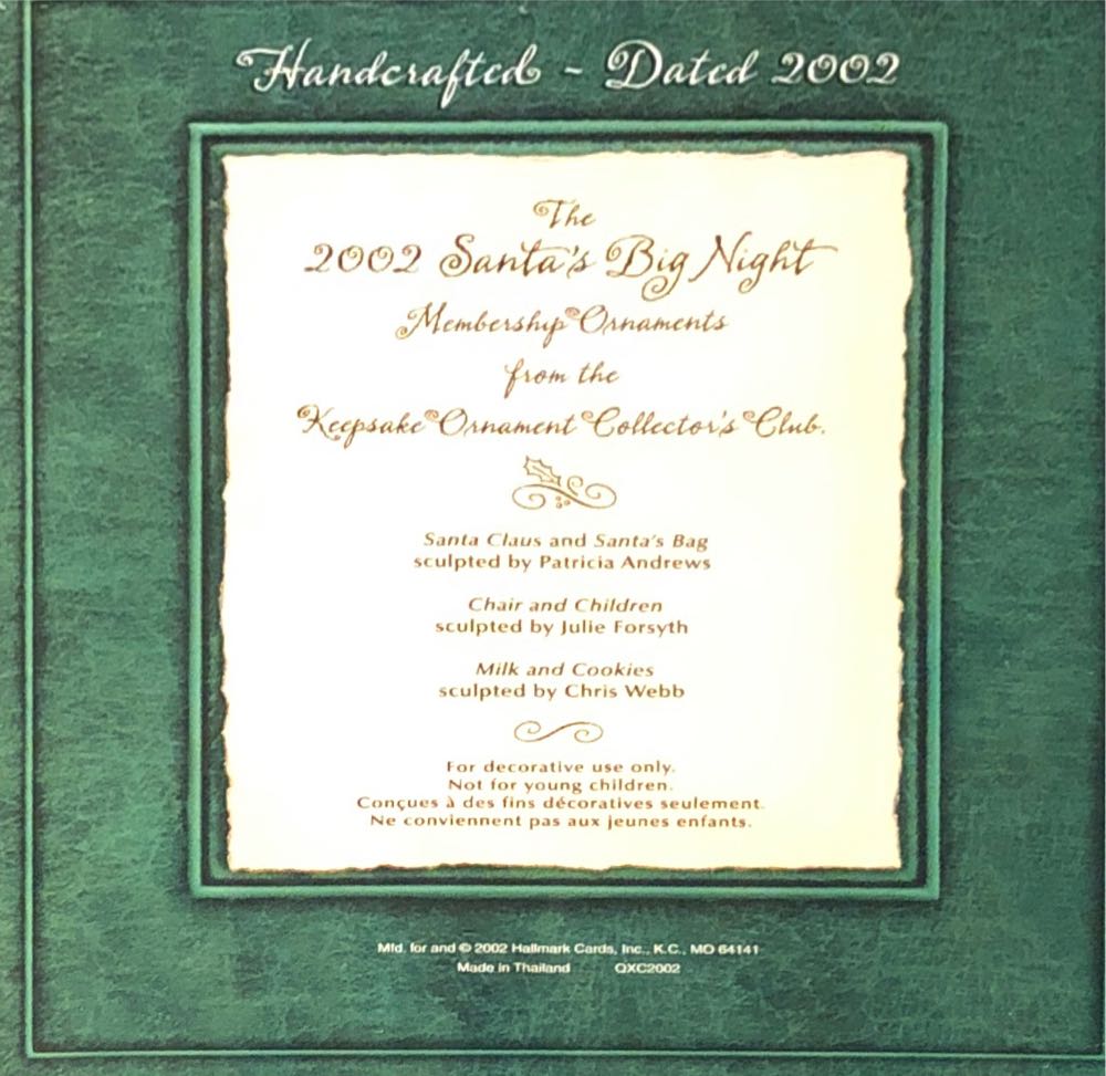 Family Living Room - Santa’s Big Night (KOC Club) - Membership Ornaments (Hallmark Club Member Exclusive) ornament collectible - Main Image 2